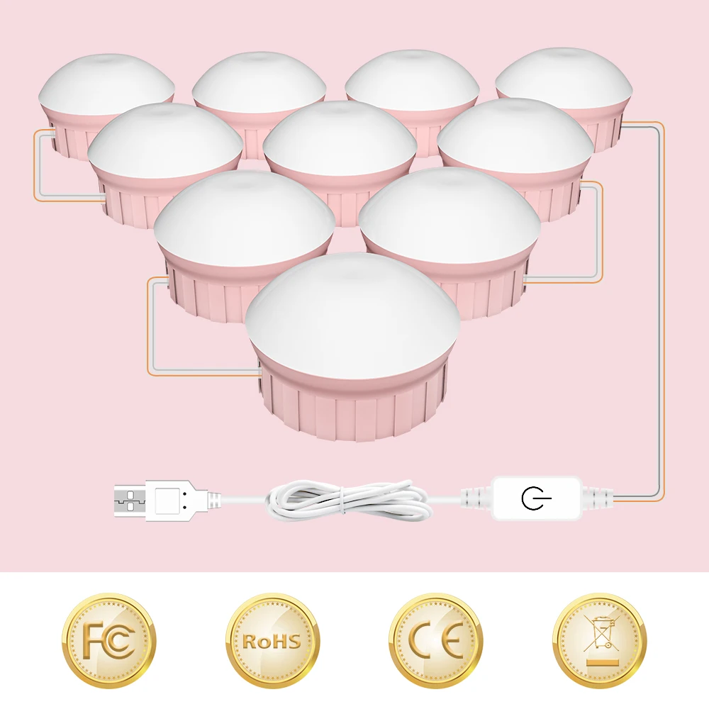 12V Dresser Table Lamp Fill Bulb Makeup Mirror Light LED Touch Adjustable Brightness Vanity Mirror USB Hollywood 2 6 10 14 Bulb
12V Dresser Table Lamp Fill Bulb Makeup Mirror Light LED Touch Adjustable Brightness Vanity Mirror USB Hollywood 2 6 10 14 Bulb