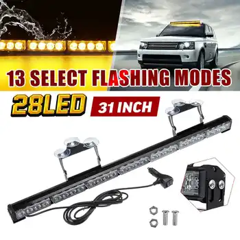 31" 28 LED Car LED Bar Work Light Bar Strobe Warning Light DRL 13 Modes for Jeep Pickup Boat OffRoad Off Road 4WD 4x4 Truck
31" 28 LED Car LED Bar Work Light Bar Strobe Warning Light DRL 13 Modes for Jeep Pickup Boat OffRoad Off Road 4WD 4x4 Truck
