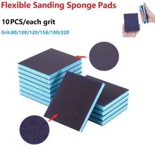 10pcs 80-220# Polishing Block Flexible Sanding Sponge Pad Wet/Dry Foam Sandpaper Polishing Block For Wood Metal Furniture
10pcs 80-220# Polishing Block Flexible Sanding Sponge Pad Wet/Dry Foam Sandpaper Polishing Block For Wood Metal Furniture