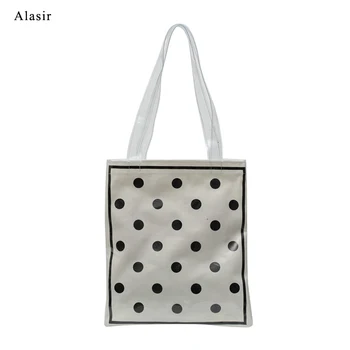 Alasir Korean Style Dot Fashion PVC Bags Women Vintage Dot Canvas Shoulder Bag Clear Handbags Female Transparent Bag
Alasir Korean Style Dot Fashion PVC Bags Women Vintage Dot Canvas Shoulder Bag Clear Handbags Female Transparent Bag