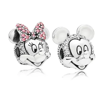 2020 Classic Avatar 925 Sterling Silver Minnie & Mickey Clip Pave Charm Fit pandora bracelet Bangle Charm Clip Bead DIY jewelry
2020 Classic Avatar 925 Sterling Silver Minnie & Mickey Clip Pave Charm Fit pandora bracelet Bangle Charm Clip Bead DIY jewelry