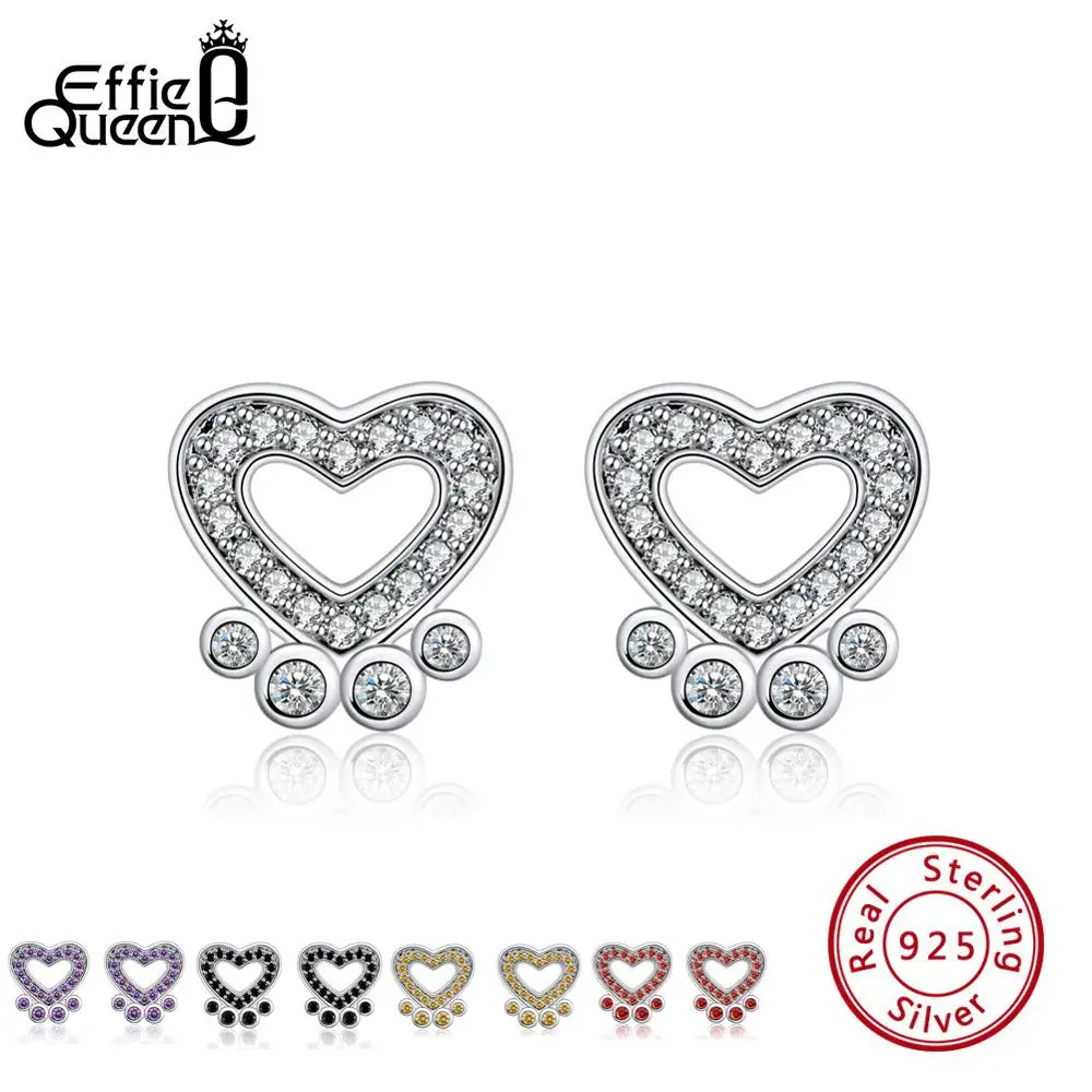 Effie Queen Unique Design Animal Paw Stud Earrings 925 Silver Small Earring with Puppy Dog Footprint for Female Jewelry BE126
Effie Queen Unique Design Animal Paw Stud Earrings 925 Silver Small Earring with Puppy Dog Footprint for Female Jewelry BE126