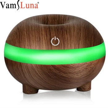 300 ml Ultrasonic Air Humidifier Aroma Essential Oil Diffuser with Wood Grain Purifier Cool Mist Steam Controller Office Home
300 ml Ultrasonic Air Humidifier Aroma Essential Oil Diffuser with Wood Grain Purifier Cool Mist Steam Controller Office Home