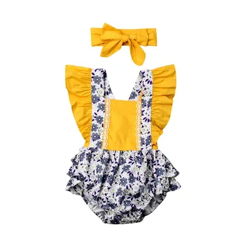 Newborn Infant Toddler Baby Girl Clothes Ruffle Bodysuit Sleeveless Jumpsuit + Headband 2pcs Outfits Set Summer Playsuit 0--24M
Newborn Infant Toddler Baby Girl Clothes Ruffle Bodysuit Sleeveless Jumpsuit + Headband 2pcs Outfits Set Summer Playsuit 0--24M