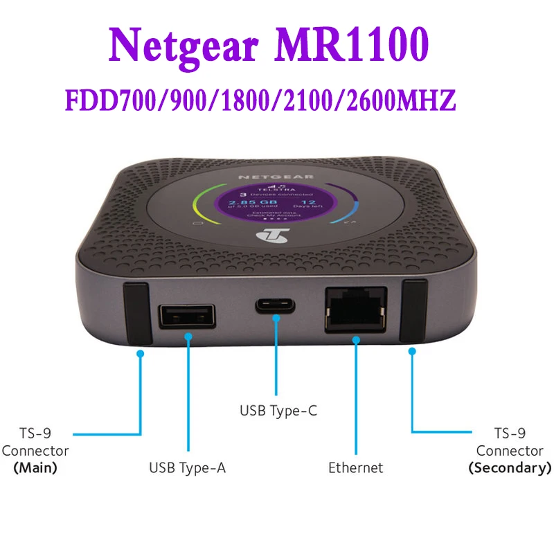 Nighthawk M1 4GX Gigabit LTE Mobile Router Netgear Hotspot Router unlocked wifi Router For LTE ,WIFI and Ethernet Connection
Nighthawk M1 4GX Gigabit LTE Mobile Router Netgear Hotspot Router unlocked wifi Router For LTE ,WIFI and Ethernet Connection