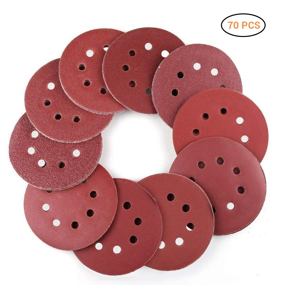 36/70PCS SandPaper Discs 8Holes SandPaper Pad Discs Sandpaper Grits Disc Sandpaper Sheet Assortment For Abrasive Polishing Tool
36/70PCS SandPaper Discs 8Holes SandPaper Pad Discs Sandpaper Grits Disc Sandpaper Sheet Assortment For Abrasive Polishing Tool