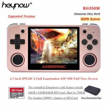 Upgraded RG350M Retro Game Console HDMI Output IPS Screen Aluminum Alloy Shell Linux OS PS1 Emulator DIY RG350 Video Game Player
Upgraded RG350M Retro Game Console HDMI Output IPS Screen Aluminum Alloy Shell Linux OS PS1 Emulator DIY RG350 Video Game Player