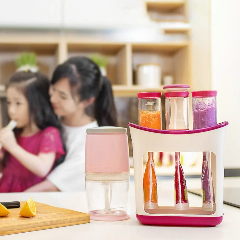Children'S Puree Squeezer Home Kitchen Food Supplement Production Manual Baby Food Storage Bag Food Supplement Machine
Children'S Puree Squeezer Home Kitchen Food Supplement Production Manual Baby Food Storage Bag Food Supplement Machine