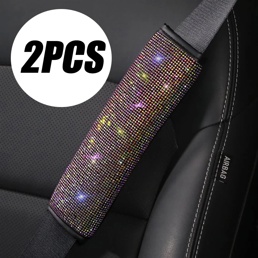 2PCS Bling Sparkle AB color Diamond Crystal Car Accessories Seat Safety Belt Shoulder Sase Cover pad Cushion Interior Decor D4
2PCS Bling Sparkle AB color Diamond Crystal Car Accessories Seat Safety Belt Shoulder Sase Cover pad Cushion Interior Decor D4