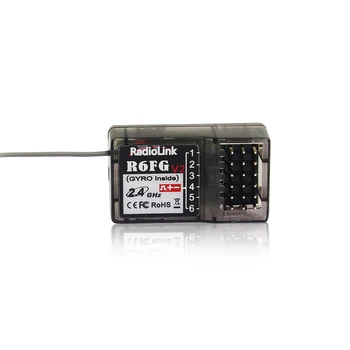 Radiolink R6FG 6CH 2.4GHz Receiver with Gyro Integrated and HV Servo Supported for RC4GS/RC6GS/RC4G/T8FB 
Radiolink R6FG 6CH 2.4GHz Receiver with Gyro Integrated and HV Servo Supported for RC4GS/RC6GS/RC4G/T8FB