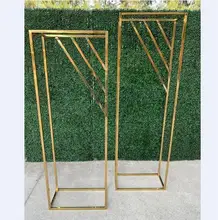 Wedding Gold Metal Flower Stand Backdrop 
Wedding Gold Metal Flower Stand Backdrop
