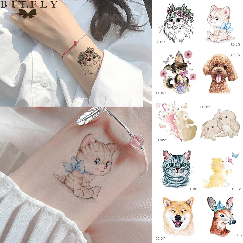 5Pcs Animals Cartoon Cat Dog Stickers Temporary Tattoos Wedding Birthday Party Decorations Bachelorette Body Art Tattoo Sticker
5Pcs Animals Cartoon Cat Dog Stickers Temporary Tattoos Wedding Birthday Party Decorations Bachelorette Body Art Tattoo Sticker