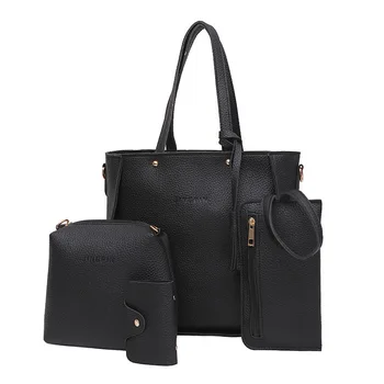 WOMEN'S Bag 2019 New Style Korean-style Pu WOMEN'S Bag 4-piece Bedding Set Different Size Bags One-Shoulder xie bao Stylish Bag
WOMEN'S Bag 2019 New Style Korean-style Pu WOMEN'S Bag 4-piece Bedding Set Different Size Bags One-Shoulder xie bao Stylish Bag