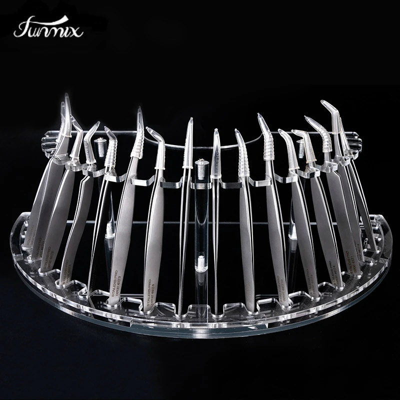 New quality 20 Slots Tweezers Storage Display Stand Acrylic Double layers Showing Shelf 
New quality 20 Slots Tweezers Storage Display Stand Acrylic Double layers Showing Shelf