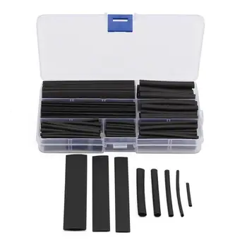 150 pcs/lot Black Heat Shrink Tubing 2:1 Black Tube Car Cable Sleeving Assortment Wrap Wire Kit with Polyolefin Tub 
150 pcs/lot Black Heat Shrink Tubing 2:1 Black Tube Car Cable Sleeving Assortment Wrap Wire Kit with Polyolefin Tub