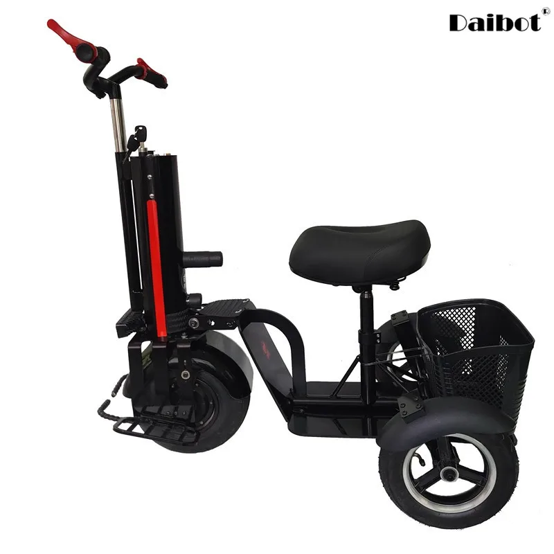 

10 Inch Electric Scooter Tricycle One Wheel Self Balancing Scooters 800W 60V Three Wheels Electric Unicycle With Seat For Adults