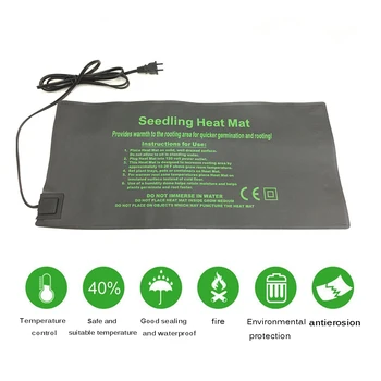Garden Seedling Heating Mat Waterproof Plant Seed Germination Propagation Clone Starter Pad 220V EU Plug Garden Supplies
Garden Seedling Heating Mat Waterproof Plant Seed Germination Propagation Clone Starter Pad 220V EU Plug Garden Supplies