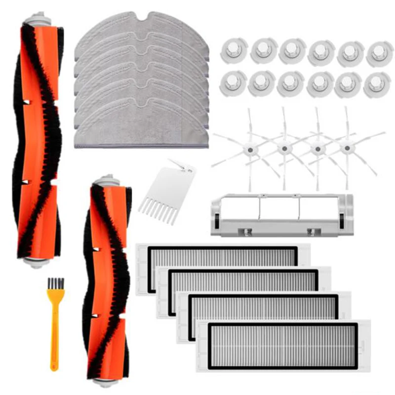 Main Brush+Cleaning Brush+Rag +Main Brush Cover+Water Tank Filter+6-Arms Side Brush+Filter for Xiaomi Roborock Vacuum Cleaner Pa
Main Brush+Cleaning Brush+Rag +Main Brush Cover+Water Tank Filter+6-Arms Side Brush+Filter for Xiaomi Roborock Vacuum Cleaner Pa