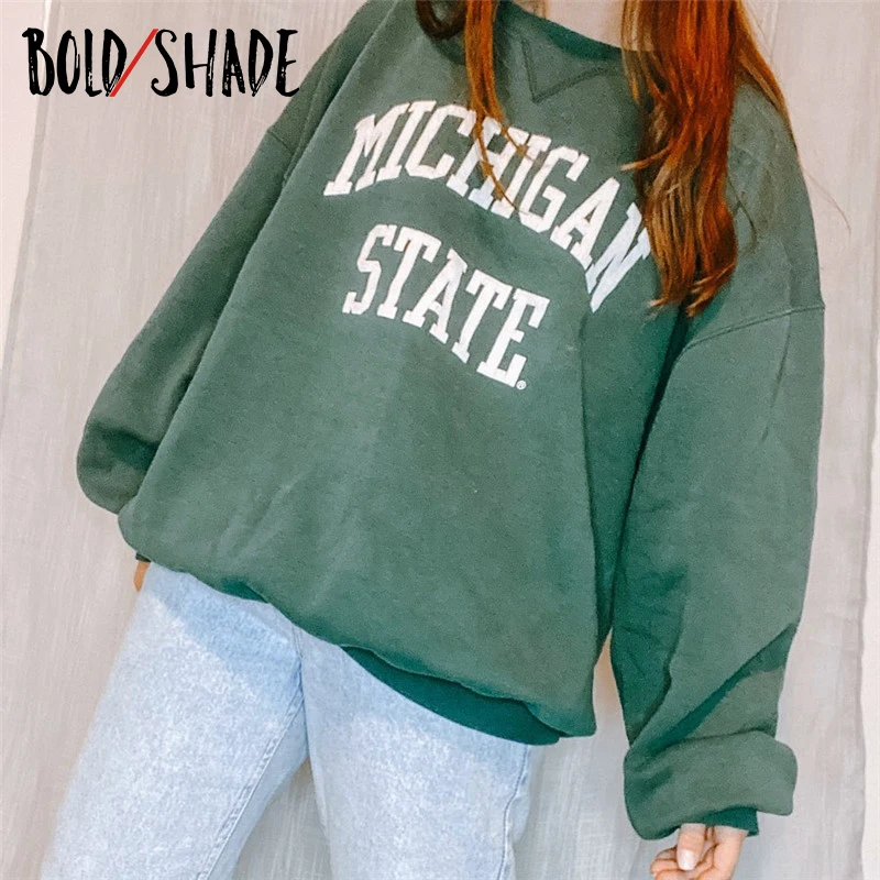 Bold Shade Streetwear 90s Vintage Letter Crewneck Sweatshirts Long Sleeve Women Skater Style Indie Aesthetic Casual Hoodies 2021
Bold Shade Streetwear 90s Vintage Letter Crewneck Sweatshirts Long Sleeve Women Skater Style Indie Aesthetic Casual Hoodies 2021