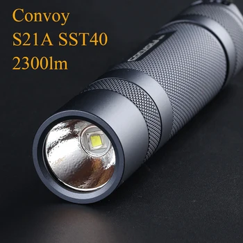 Convoy S21A Flashlight EDC Torch Flash Light SST40 2300lm Linterna LED 21700 18650 Flashlight Lantern Fishing Lamp Work Light
Convoy S21A Flashlight EDC Torch Flash Light SST40 2300lm Linterna LED 21700 18650 Flashlight Lantern Fishing Lamp Work Light