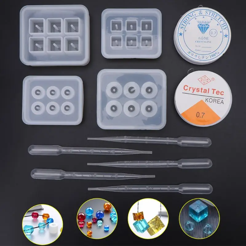 1 Set UV Resin Epoxy Mold Set with Holes for Jewelry Polymer Clay Soap Making Gem Handmade Items DIY Material
1 Set UV Resin Epoxy Mold Set with Holes for Jewelry Polymer Clay Soap Making Gem Handmade Items DIY Material