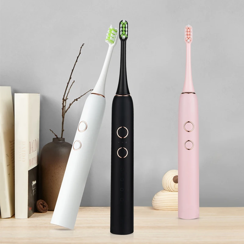 Sonic Electric Toothbrush Adult Waterproof USB Rechargeable Automatic 12 Mode Ultrasonic Electric Tooth Brush Replacement Heads
Sonic Electric Toothbrush Adult Waterproof USB Rechargeable Automatic 12 Mode Ultrasonic Electric Tooth Brush Replacement Heads