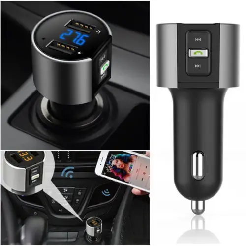 auto accessories Car Bluetooth FM Transmitter MP3 Player Radio Adapter Kit Dual USB Charger Blue LED Digital Display
auto accessories Car Bluetooth FM Transmitter MP3 Player Radio Adapter Kit Dual USB Charger Blue LED Digital Display