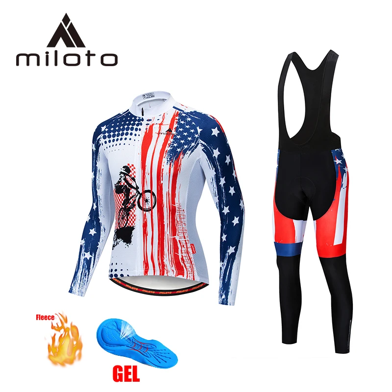 Miloto Cycling Jersey Set Roupa Ciclismo Winter Thermal Fleece Cycling Men Outdoor Fietskleding Mtb Mountain Bike Clothing
Miloto Cycling Jersey Set Roupa Ciclismo Winter Thermal Fleece Cycling Men Outdoor Fietskleding Mtb Mountain Bike Clothing