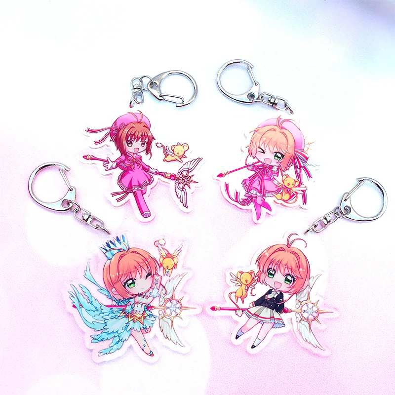 Anime Card Captor Sakura Sakura Kinomoto Cute Acrylic Figure keychain Keyring Decoration Collection Model Toy Cosplay
Anime Card Captor Sakura Sakura Kinomoto Cute Acrylic Figure keychain Keyring Decoration Collection Model Toy Cosplay