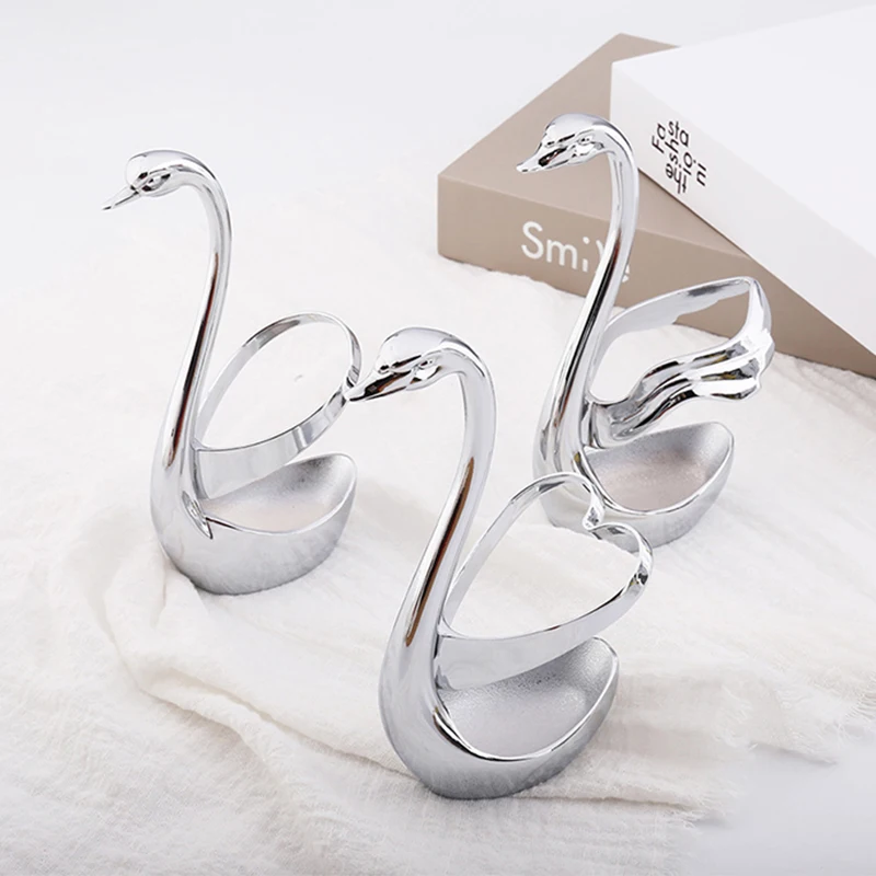 Tableware Storage Rack Zinc Alloy Chinese Style Fruit Fork Dessert Spoon Swan Rack Storage Rack Household Kitchen Tools h2
Tableware Storage Rack Zinc Alloy Chinese Style Fruit Fork Dessert Spoon Swan Rack Storage Rack Household Kitchen Tools h2