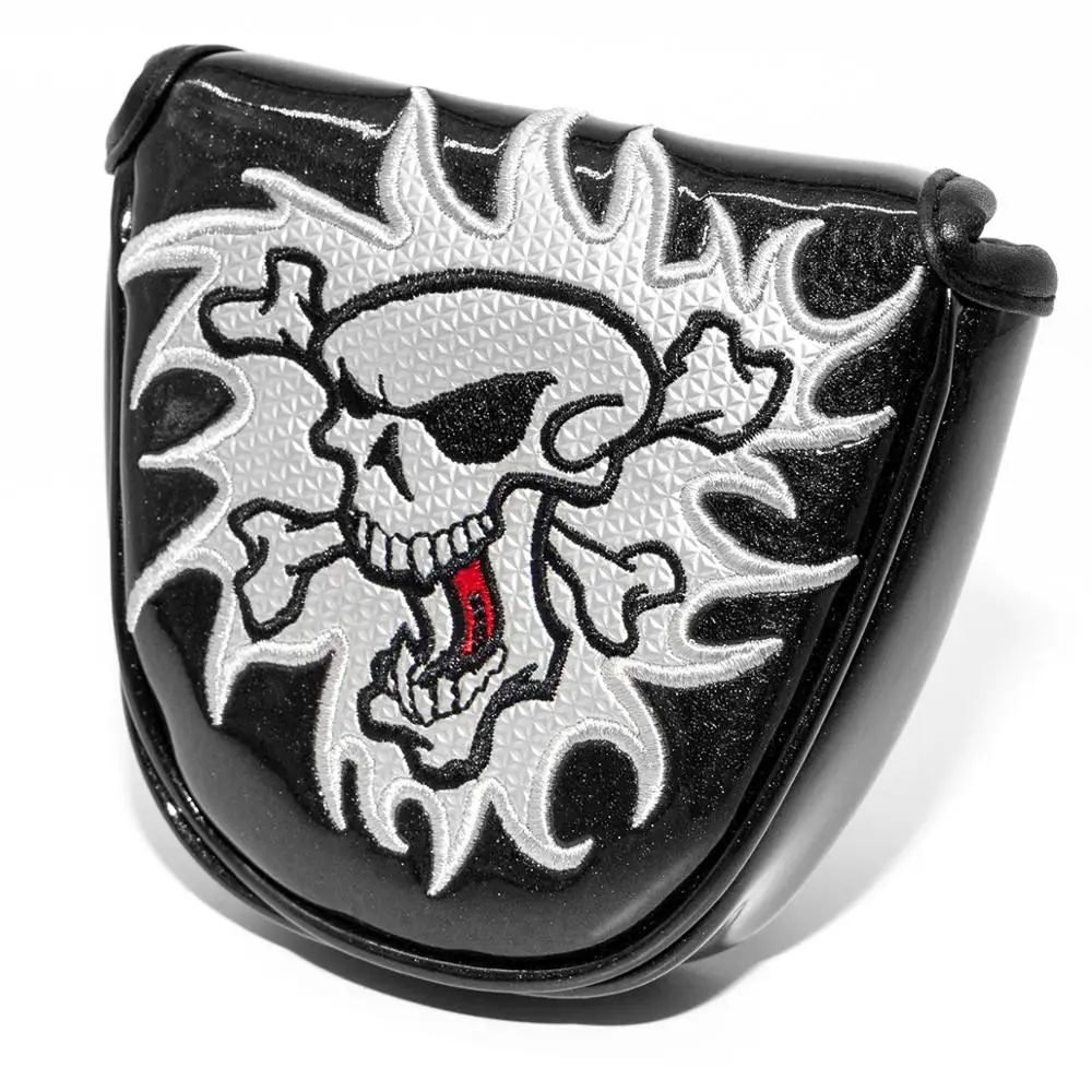 Wholesale Golf Putter Headcover Skull Mallet Putter Headcovers Golf Club Head Cover Embroidery PU Leather Magnetic 4colors
Wholesale Golf Putter Headcover Skull Mallet Putter Headcovers Golf Club Head Cover Embroidery PU Leather Magnetic 4colors