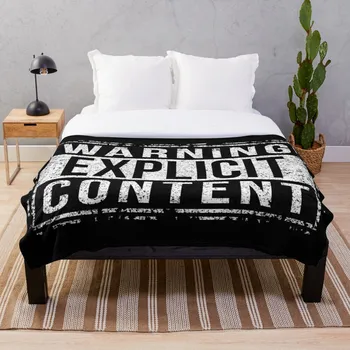 Warning Explicit Content Throw Blanket Soft Sherpa Blanket Bed Sheet Single Knee Blanket Office Nap Blanket
Warning Explicit Content Throw Blanket Soft Sherpa Blanket Bed Sheet Single Knee Blanket Office Nap Blanket