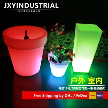 Color change flower pots changeable colorful pots/ Factory Direct Sale 16 Color Changing LED Flower Pots Illuminated Planter
Color change flower pots changeable colorful pots/ Factory Direct Sale 16 Color Changing LED Flower Pots Illuminated Planter