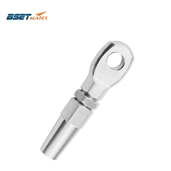 Marine Grade 316 Stainless Steel 5mm Swageless Eye Terminal Wire Cable Rope DIY Fitting Rigging Hardware Balustrade kit
Marine Grade 316 Stainless Steel 5mm Swageless Eye Terminal Wire Cable Rope DIY Fitting Rigging Hardware Balustrade kit