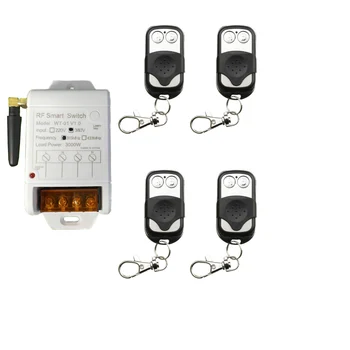 AC220V 380V 30A 1CH 1 Channel RF 433MHz Wireless Remote Control Light Switch 30A Relay Output Radio Receiver Module + Transmiter
AC220V 380V 30A 1CH 1 Channel RF 433MHz Wireless Remote Control Light Switch 30A Relay Output Radio Receiver Module + Transmiter