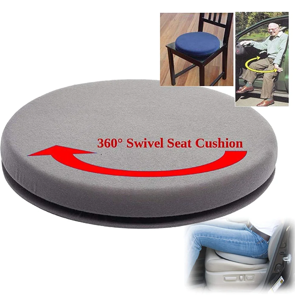 360 Degree Rotation Cushion Anti-skid Car Seat Foam Mobility Aid Chair Seat Revolving Cushion Swivel Car Memory Foam Mat
360 Degree Rotation Cushion Anti-skid Car Seat Foam Mobility Aid Chair Seat Revolving Cushion Swivel Car Memory Foam Mat
