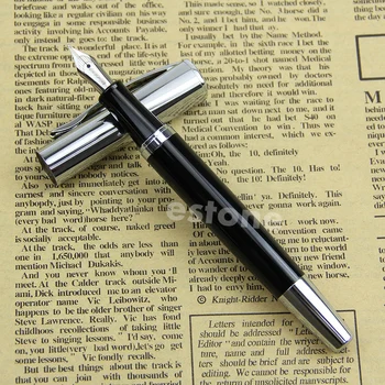 Hot Sale Fountain Pen Medium Nib Silvery Black BAOER 051
Hot Sale Fountain Pen Medium Nib Silvery Black BAOER 051