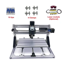 Disassembled Mini CNC Router 1610 2418 3018 PRO Pcb Engraving Milling Wood Carving Machine with GRBL Control Optional Laser Head
Disassembled Mini CNC Router 1610 2418 3018 PRO Pcb Engraving Milling Wood Carving Machine with GRBL Control Optional Laser Head