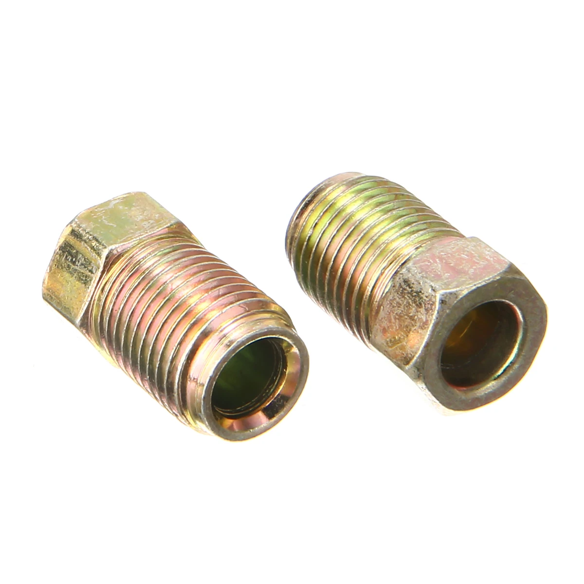 10pcs/set10mm x 1mm Male Short Brake Pipe Screw Nuts for 3/16 Inch Metric Braking Tubes Nuts Bolts Accessories