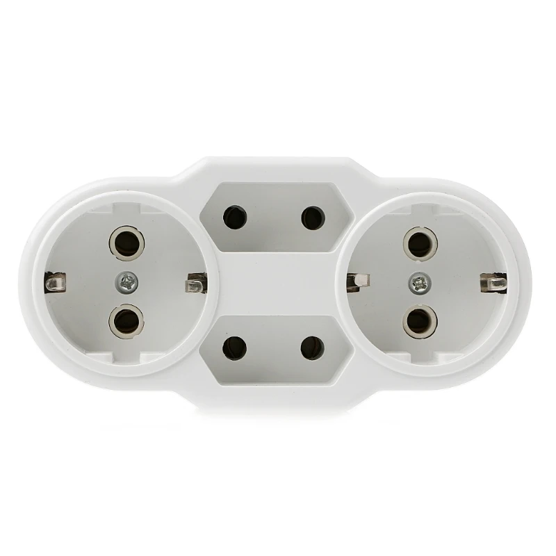 

European Type Conversion Plug 1 TO 4 Way EU Standard Power Adapter Socket 16A Travel Plugs AC 110~250V