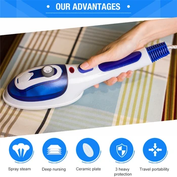 Portable Handheld Steam Iron Engine Home Clothes Steamer Machine Flat Hot Multi-function Streamwr Steamer for Clothes Garment
Portable Handheld Steam Iron Engine Home Clothes Steamer Machine Flat Hot Multi-function Streamwr Steamer for Clothes Garment