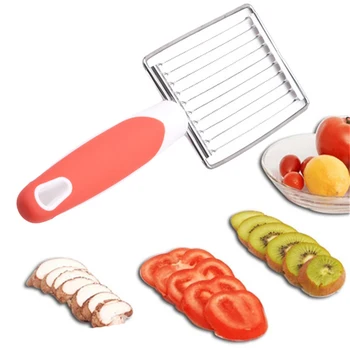 Tomato Slicer Stainless Steel Fruit Vegetable Slicer Tomato Cutter Banana Strawberry Meat Cutter Cooking Tools Kitchen Accessory
Tomato Slicer Stainless Steel Fruit Vegetable Slicer Tomato Cutter Banana Strawberry Meat Cutter Cooking Tools Kitchen Accessory