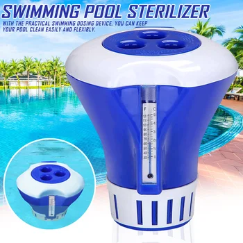 Spot Dosing Float Chlorinator Tablets with Thermometer for Swimming Pool Water Quality QP2
Spot Dosing Float Chlorinator Tablets with Thermometer for Swimming Pool Water Quality QP2