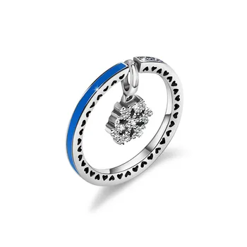 New Original Design 100% 925 Sterling Silver Zircon Romantic Snowflake Ring Women's Fashion Pendant Ring For Girl Gift
New Original Design 100% 925 Sterling Silver Zircon Romantic Snowflake Ring Women's Fashion Pendant Ring For Girl Gift