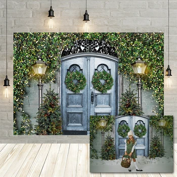 Avezano Christmas Photography Background Red Wood Door Green Leaves Shining Light Baby Portrait Decor Photo Studio Photocall
Avezano Christmas Photography Background Red Wood Door Green Leaves Shining Light Baby Portrait Decor Photo Studio Photocall
