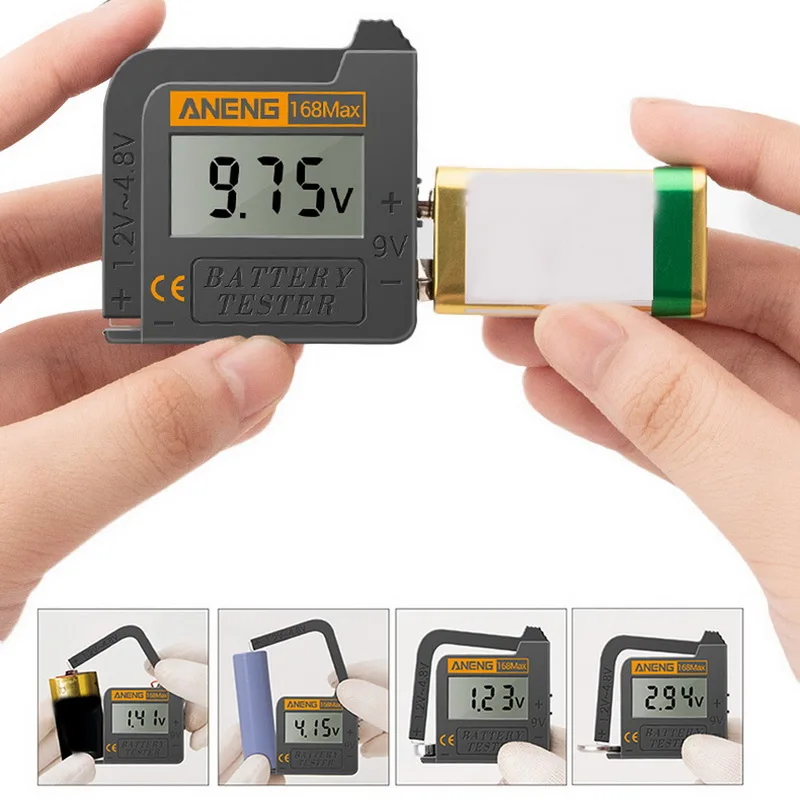 Battery Current Impedance Power Tester 1PCS Discharge Capacity Power Ammeter Voltmeter Energy Tester Checker for AA AAA 9V 1.5V
Battery Current Impedance Power Tester 1PCS Discharge Capacity Power Ammeter Voltmeter Energy Tester Checker for AA AAA 9V 1.5V