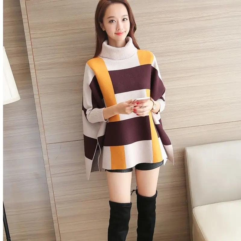 Spring and autumn T-shirt jacket 2019 lazy wind wear sweater women's Pullover women's loose Cape high collar Batman shirt
Spring and autumn T-shirt jacket 2019 lazy wind wear sweater women's Pullover women's loose Cape high collar Batman shirt
