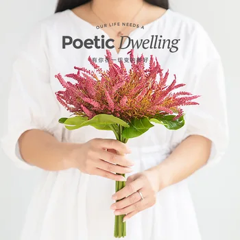 Factory High-End Hand Held Artificial Plant Lavender Bouquet Home Vase Plastic Flowers Decorative Photographic Prop Flowers 
Factory High-End Hand Held Artificial Plant Lavender Bouquet Home Vase Plastic Flowers Decorative Photographic Prop Flowers