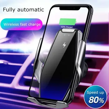 S7 Automatic Clamping Wireless Charger Air Vent Mount Car Phone Holder Fast Charging Stand for 4.0-6.5inch Smart Phones
S7 Automatic Clamping Wireless Charger Air Vent Mount Car Phone Holder Fast Charging Stand for 4.0-6.5inch Smart Phones