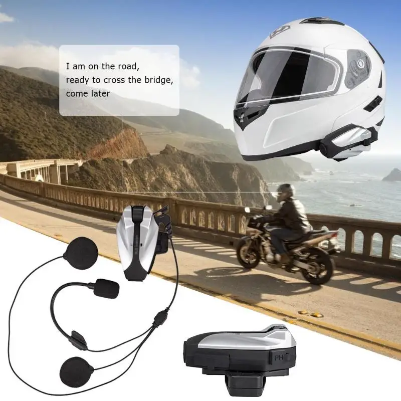 Anti-interference Interphone Motorcycle Video Recorder Stereo Quality Built-in FM Radio Function Bluetooth Helmet Headset
Anti-interference Interphone Motorcycle Video Recorder Stereo Quality Built-in FM Radio Function Bluetooth Helmet Headset